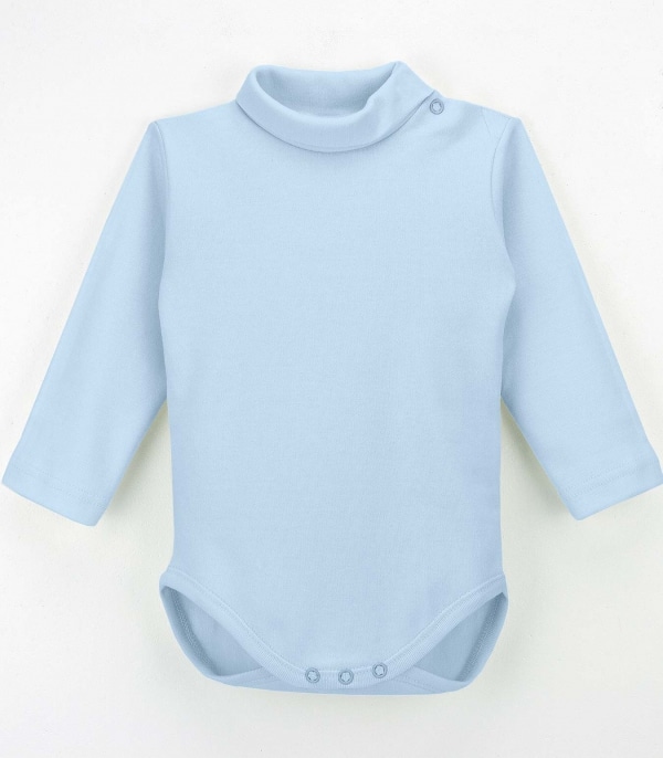 BODY BEBE NIÑOS CUELLO SEMICISNE SEMI CISNE RAPIFE APERTURA LATERAL ALGODON PEINADO 8816 8916