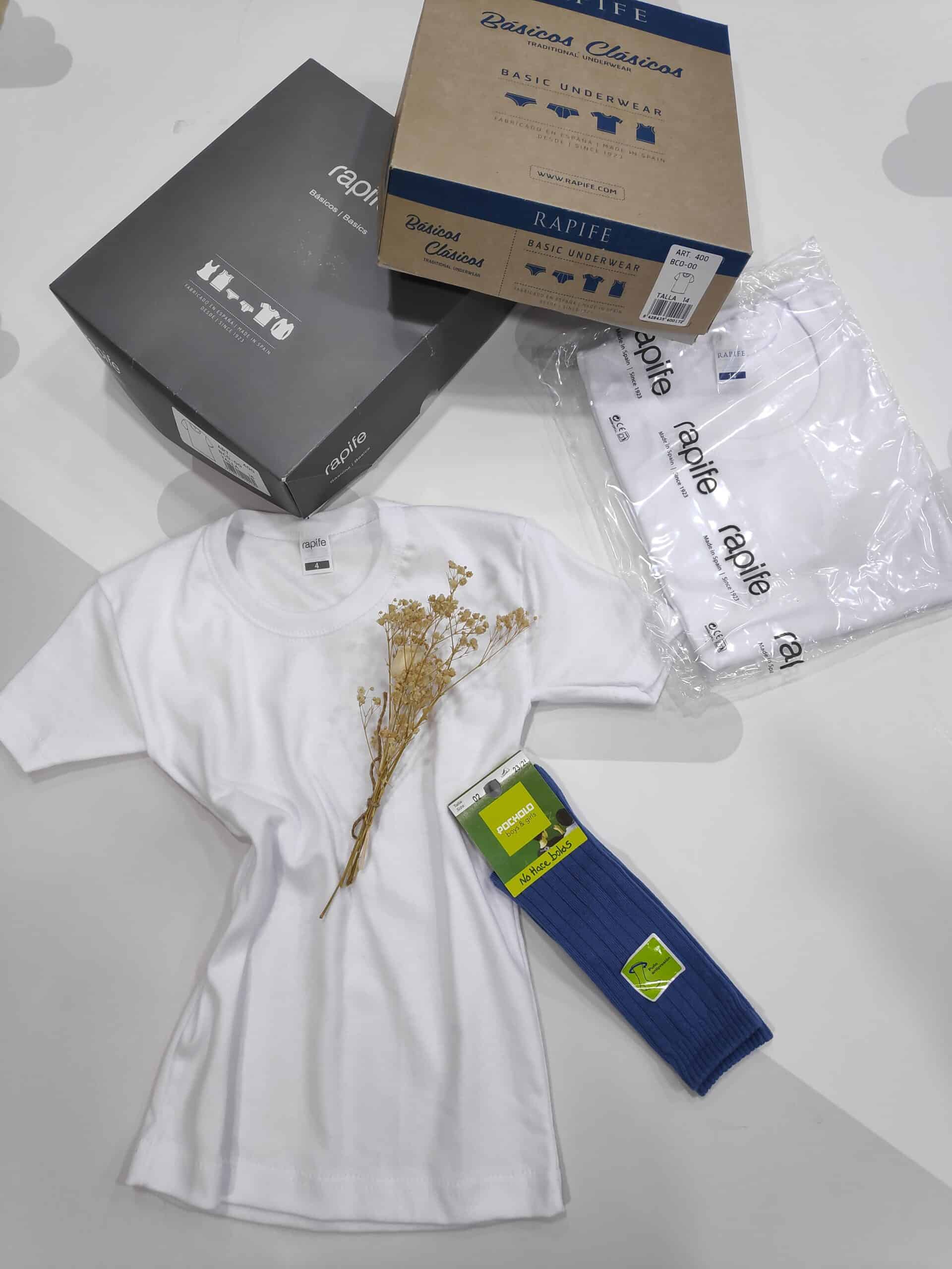 CAMISETA ROPA INTERIOR NIÑO MANGA CORTA ALGODON PEINADO RAPIFE 400 CALIDAD BUENO PARA PIEL ATOPICA CAMISETA ROPA INTERIOR NIÑO MANGA CORTA ALGODON PEINADO RAPIFE 400 CALIDAD BUENO PARA PIEL ATOPICA