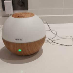 HUMIDIFICADOR ULTRASONICO JANE 50194 ESENCIAS AROMAS LUZ COLORES VAPOR FRIO LARGA DURACION