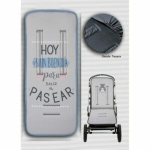 COLCHONETA FUNDA SILLITA DE PASEO UNIVERSAL GAMBERRITOS CARRO 10237 GRIS