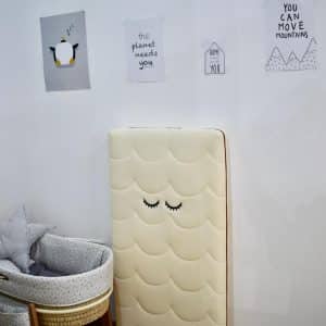 COLCHON DE PARA CUNA ESTANDAR 60 X 120 BREATHAIR HOMOLOGADO ISO 9001 BEBE NIÑO LA CIGUEÑA MEJOR CALIDAD HECHO ESPAÑA breathair MODELO URBAN 2200 COLOR BEIGE