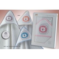 10.560 CAPA DE BAÑO BEBE NIÑOA GAMBERRITOS 1M X 1M ALGODON TOALLA