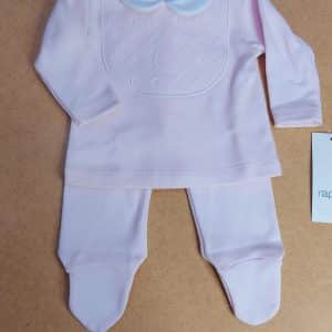 Conjuntito Bebe Algodon peinado RAPIFE 4902W19 rosa