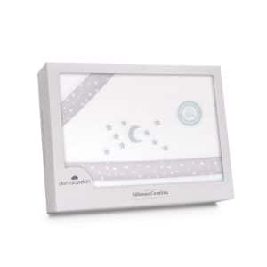 . Triptico sabanas CUNA invierno calentito Coralina  Don ALGODON Luna Estrellas  Bl Gris D30001-18